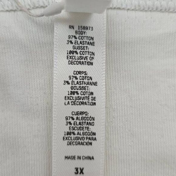 SKIMS COTTON POINTELLE LOGO BIKINI PANTY NWT - Picture 5 of 8